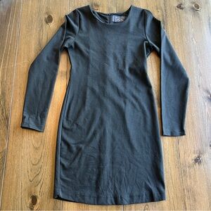 Zara Long Sleeve Black Dress